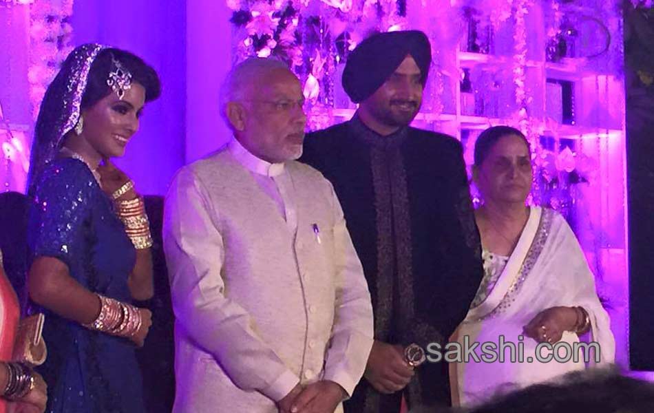 Harbhajan Singh wedding reception1