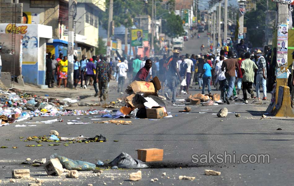 HAITI VOTE ELECTIONS PROTEST - Sakshi9