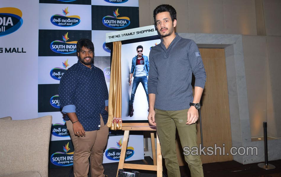 Akhil as South India Shopping Mall Brand Ambassador3