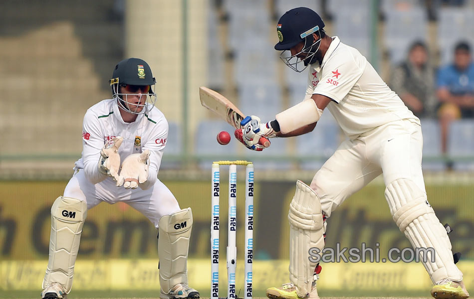 Test cricket match between India and South Africa12