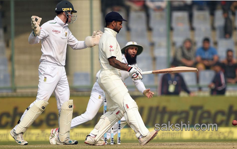 Test cricket match between India and South Africa15