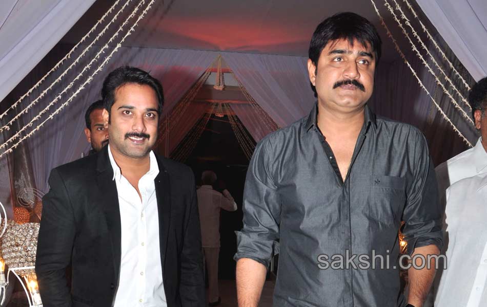 Film producer Aswini Dutts daughter Wedding Reception - Sakshi33