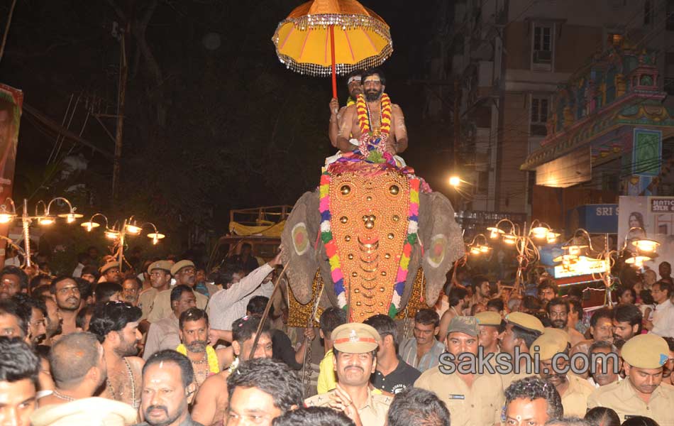 Gajarohanam in Srinagar Colony Ayyappa Temple4