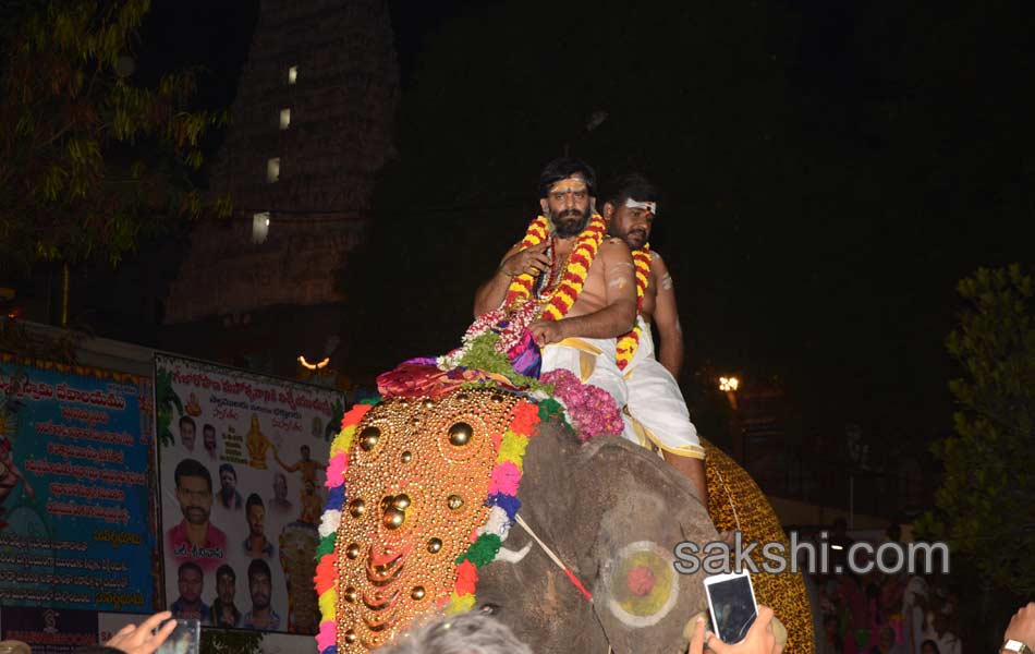 Gajarohanam in Srinagar Colony Ayyappa Temple9