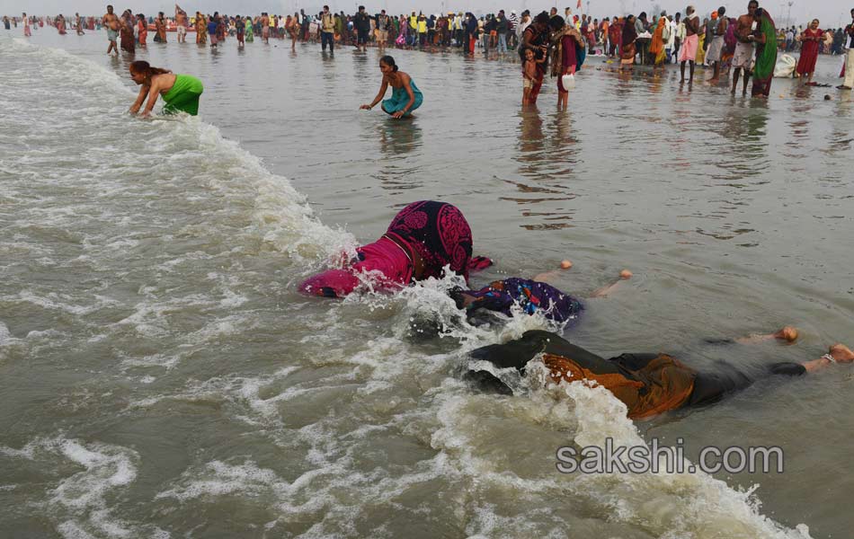 Holy dip in Gangasagar14