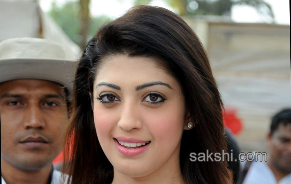 pranitha injured in road accident at khammam - Sakshi10