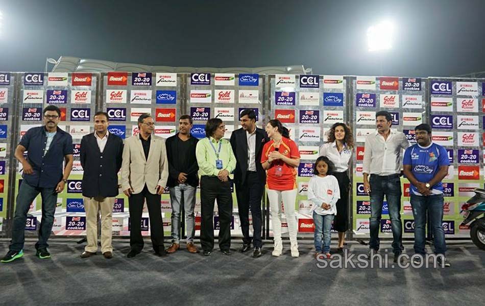 CCL6  winner Telugu warriors won by 211 runs7