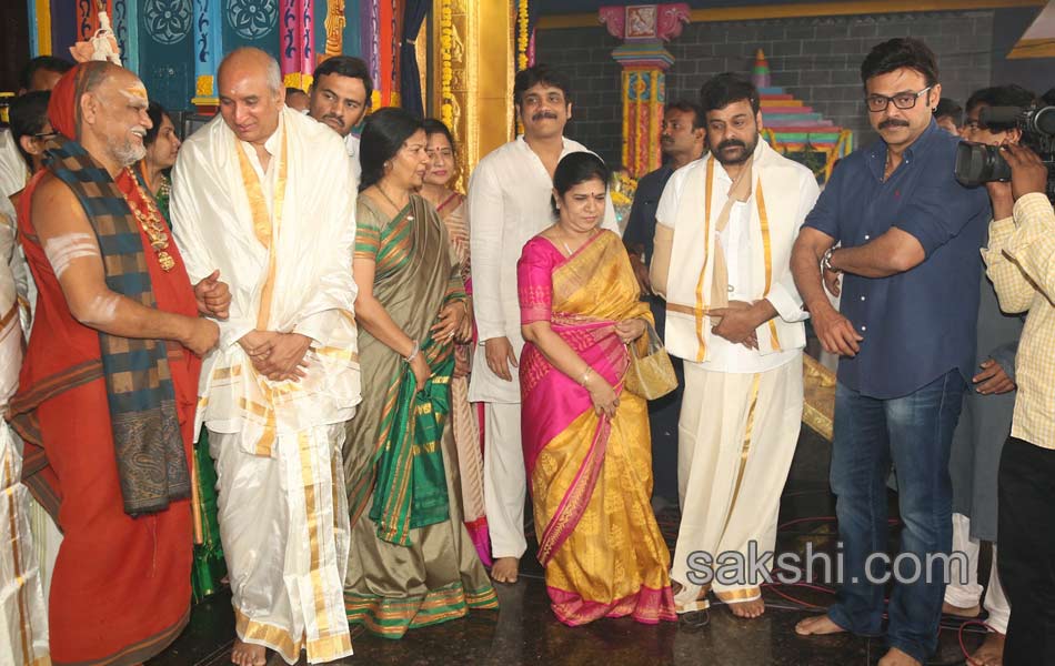 tollywood celebreties at filmnagar temple - Sakshi8