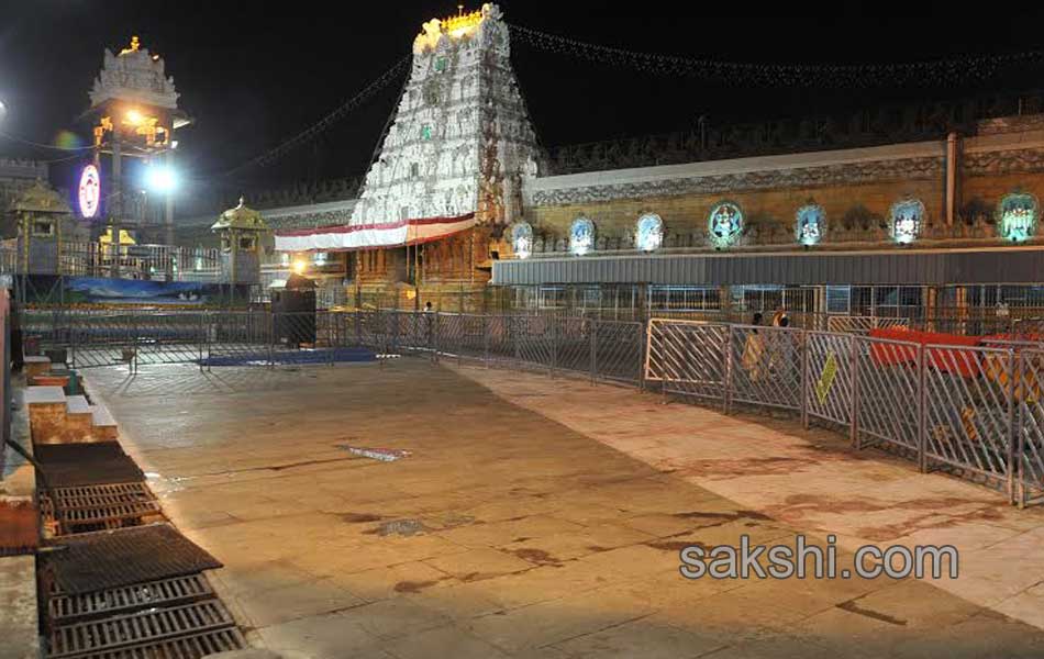 tirumala temple closed due to solar eclipse - Sakshi12