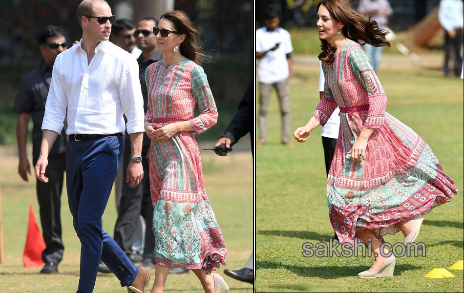 In Mumbai Kate Middleton Plays Cricket With Sachin2