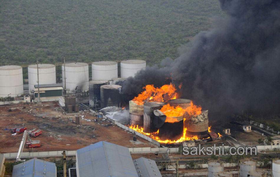 Fire breaks out at Visakhapatnam bio diesel plant fire21