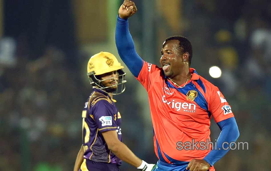 Gujarat Lions win  on Kolkata Knight Riders - Sakshi7