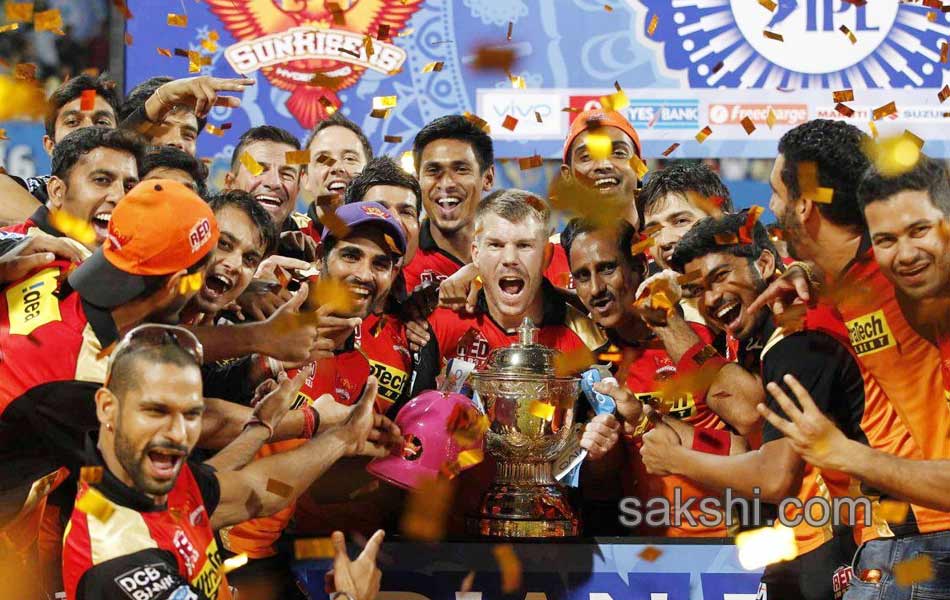 Sunrisers win first IPL title by 8 runs22