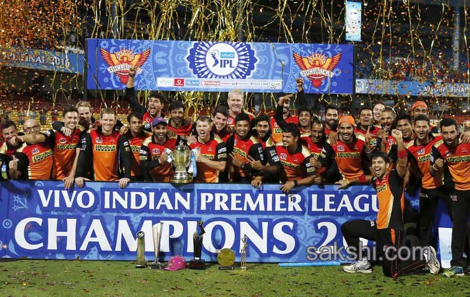 Sunrisers win first IPL title by 8 runs23