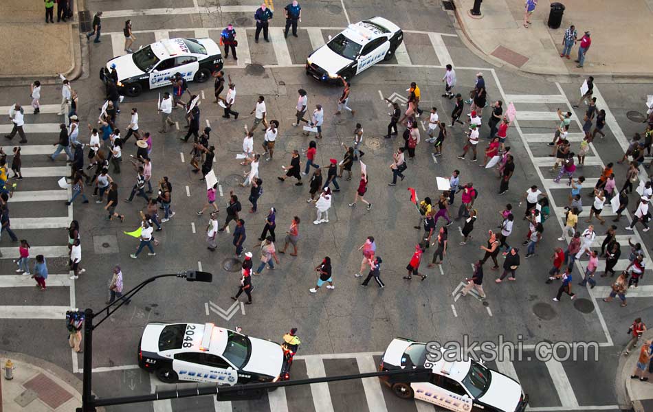 Police Shootings Protests Dallas - Sakshi3