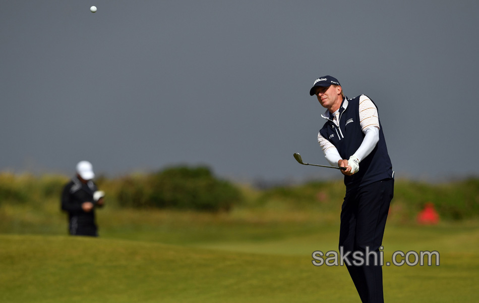 practice ahead of the British Open Golf Championship at Royal Troon in Scotland2