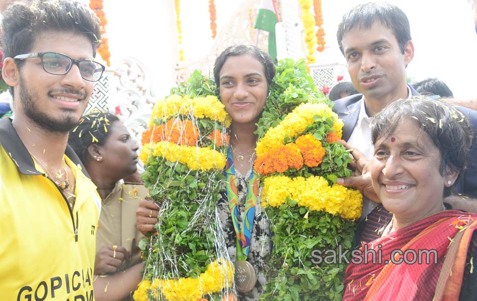 Grand Welcome To Sindhu26