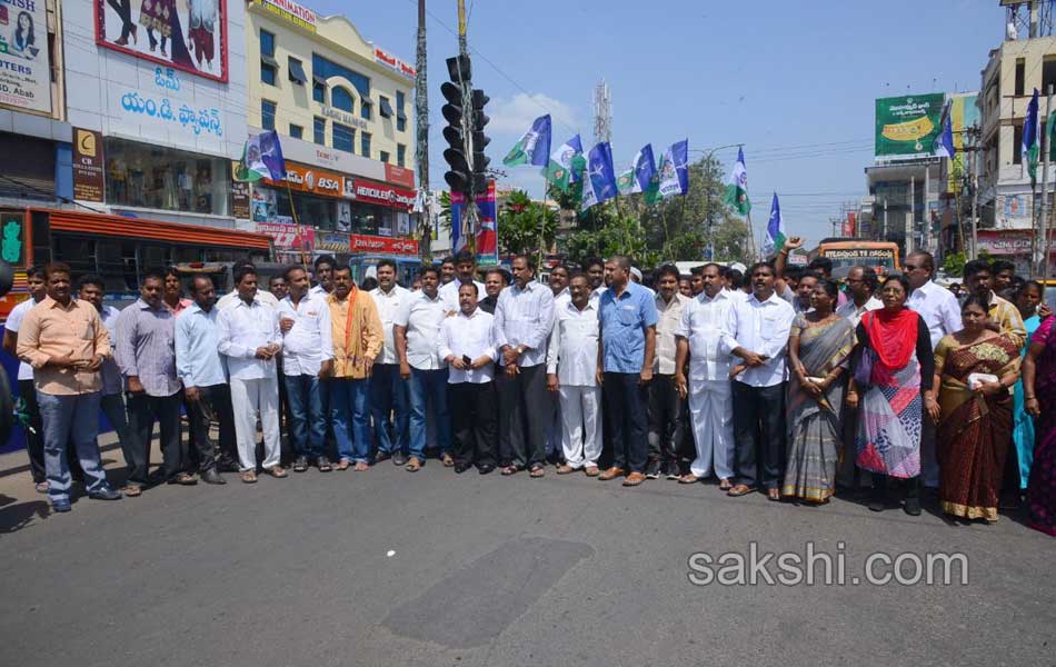 protests for special status to andhra pradesh state - Sakshi6