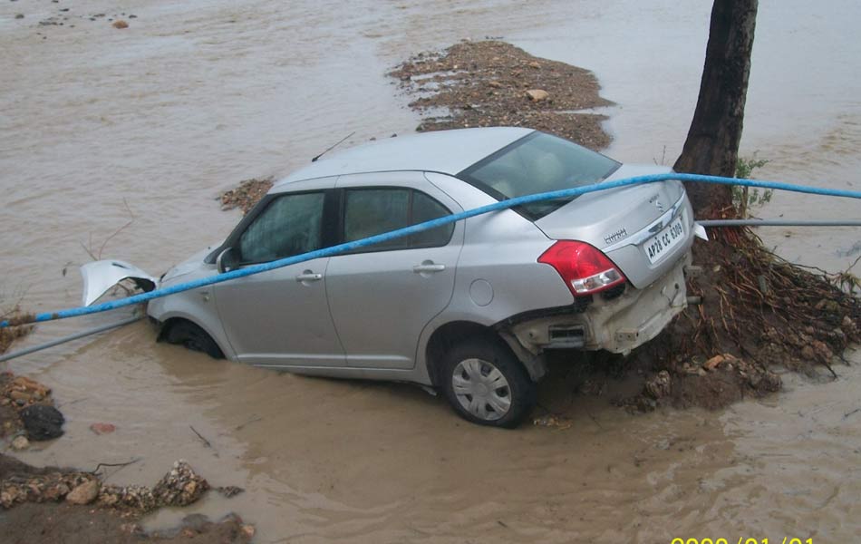 Heavy rain fall in guntur district7