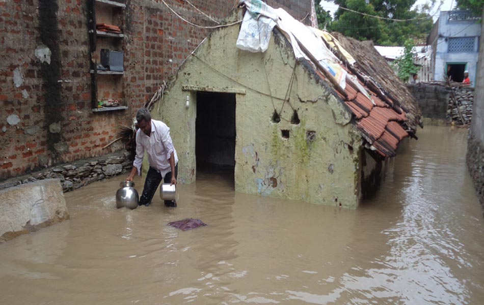 Heavy rain fall in guntur district14