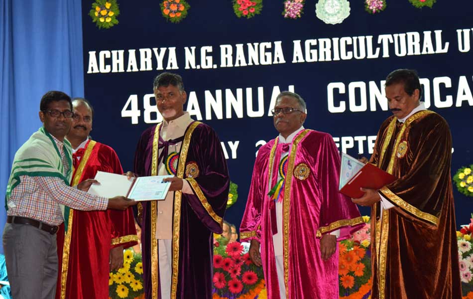 NG Ranga agricultural university Convocation day2