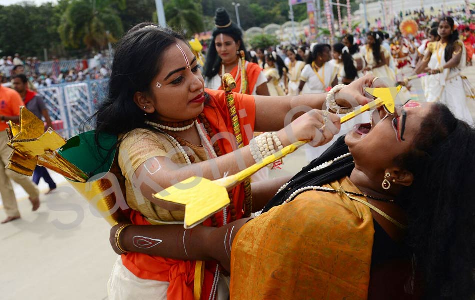 Srivari salakatla brahmotsavams on 7th day1