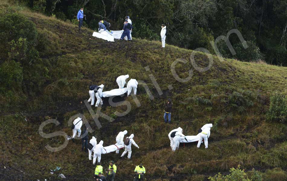 Colombia plane crash 71 dead on Brazil soccer teams charter flight24