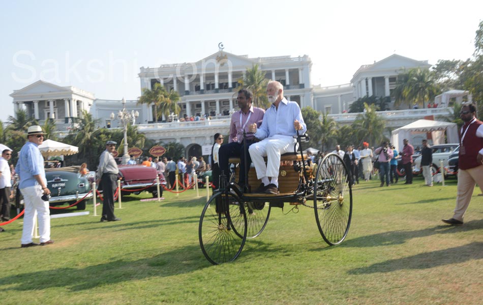 vintage cars show in hyderabad Falaknuma Palace - Sakshi8