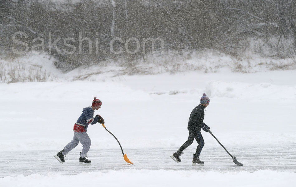 snowstorm in usa - Sakshi5