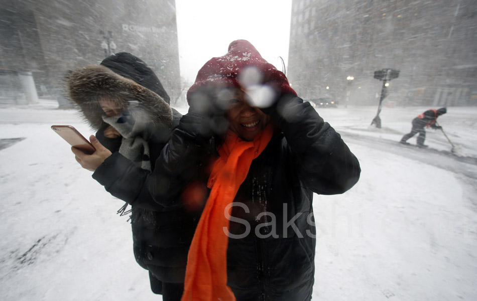 snowstorm in usa - Sakshi10