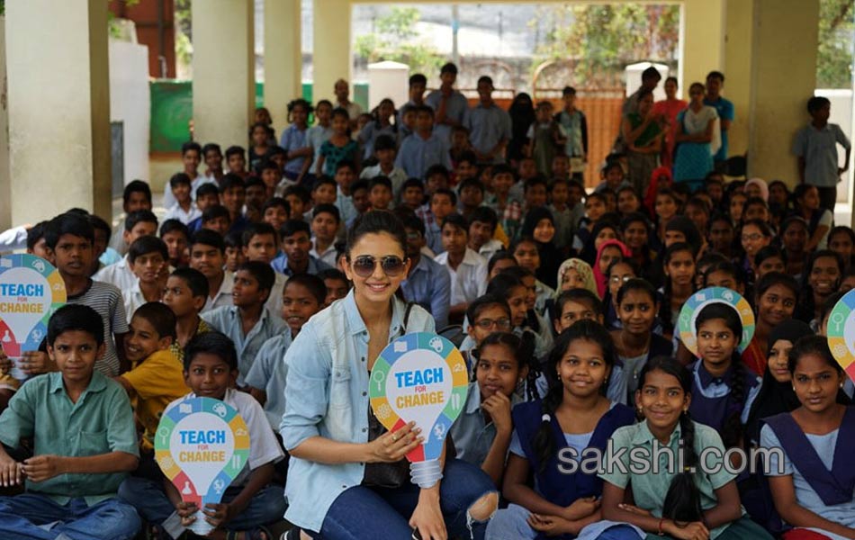 Rakul preet singh turns teacher6