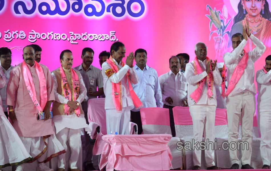 CM KCR send message to party men at TRS plenary - Sakshi40