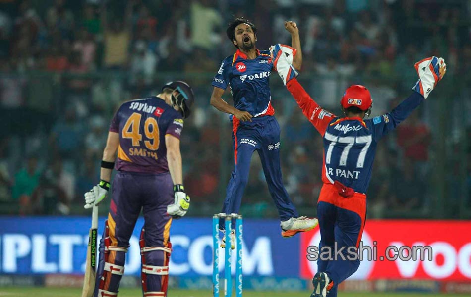 Delhi Daredevils  won match with Pune Supergiant2