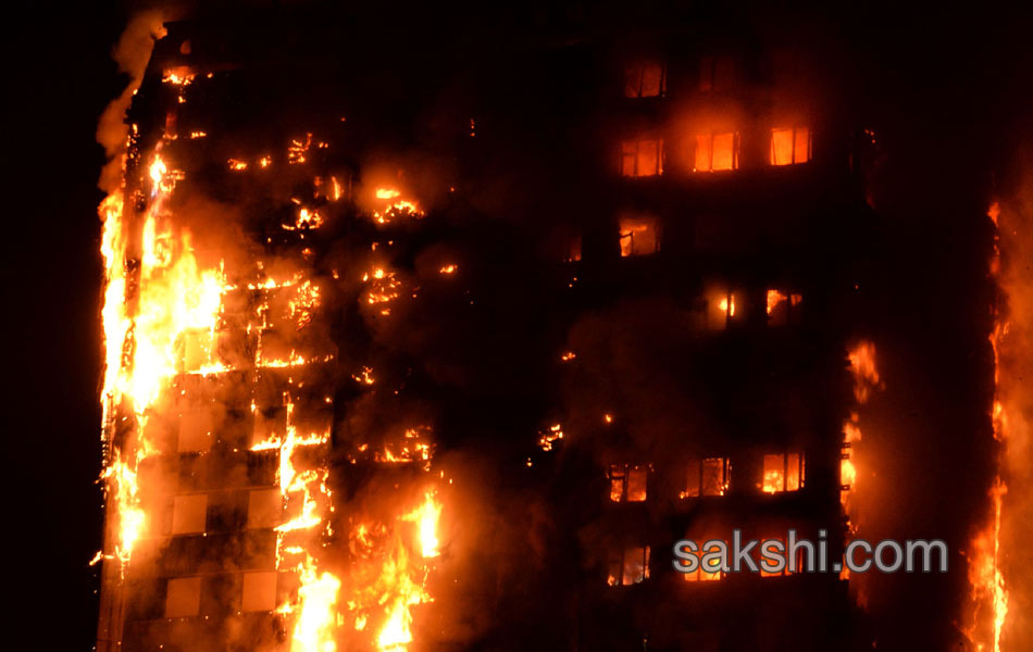 fire accident in london - Sakshi10