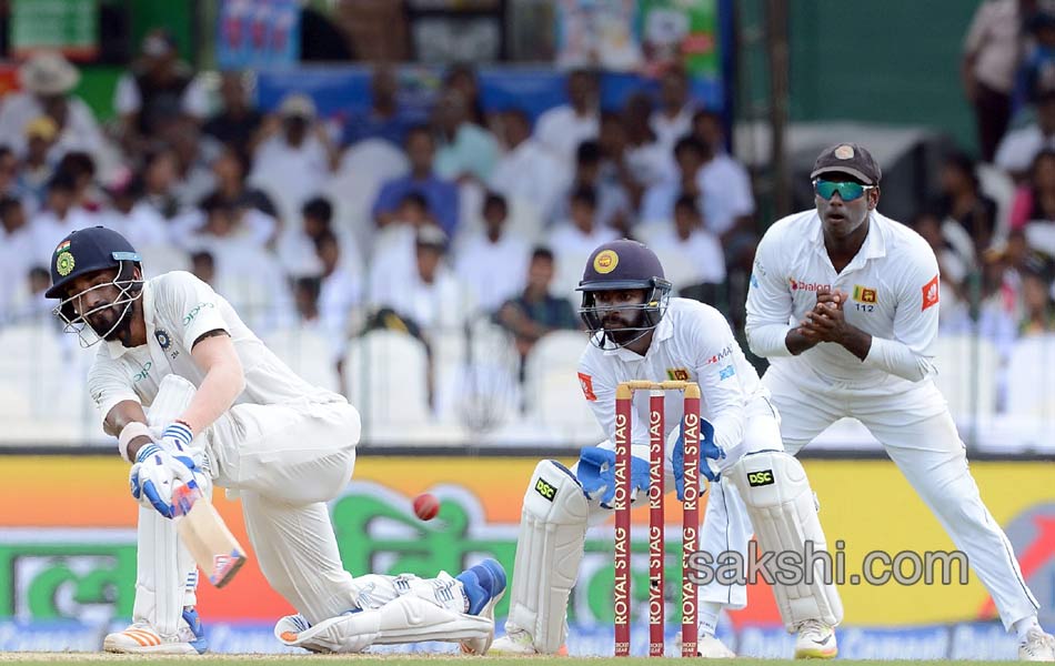 India in the second Test in Colombo14