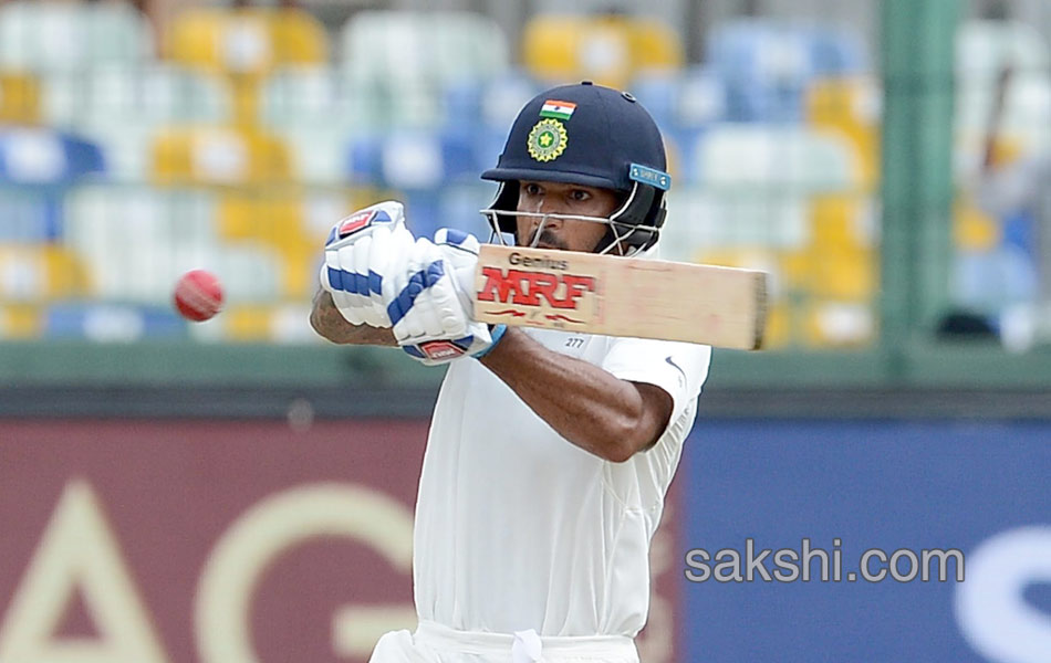 India in the second Test in Colombo19