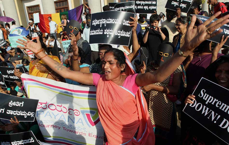 LGBT community fighting over supreme court verdict government supports them - Sakshi15