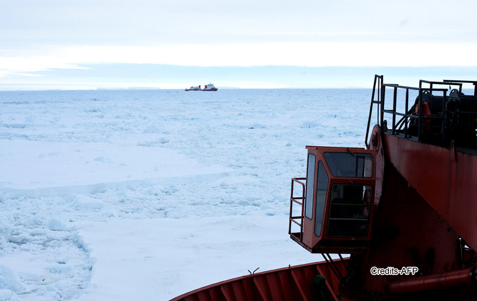 Passengers on Russian MV Akademik Shokalskiy ship3