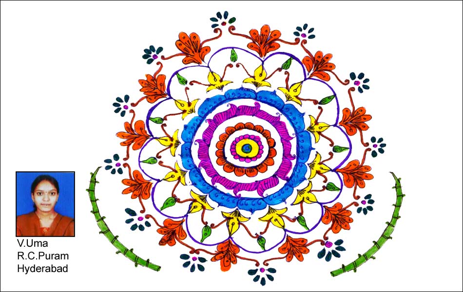 readers rangoli for pongal season - Sakshi13