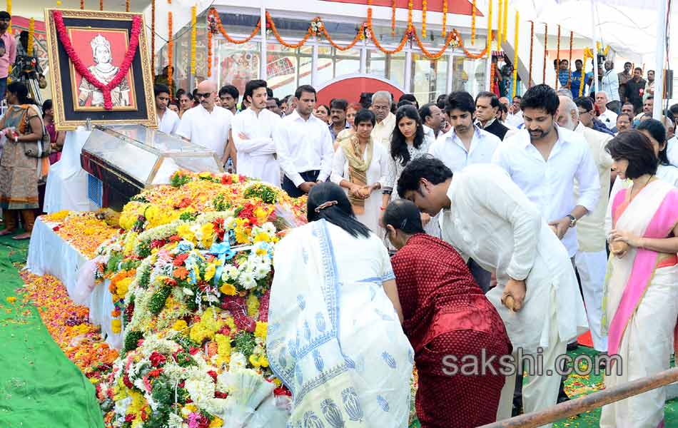 akkineni nageswara rao funerals in annapurna studios1