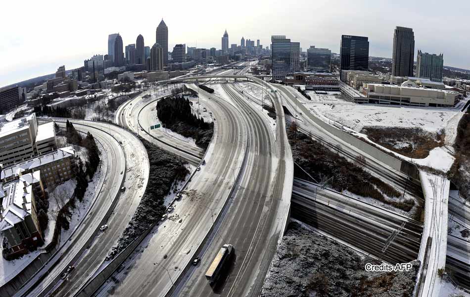 Alabama Students Trapped In Schools After Winter Storm Hits Southern US11