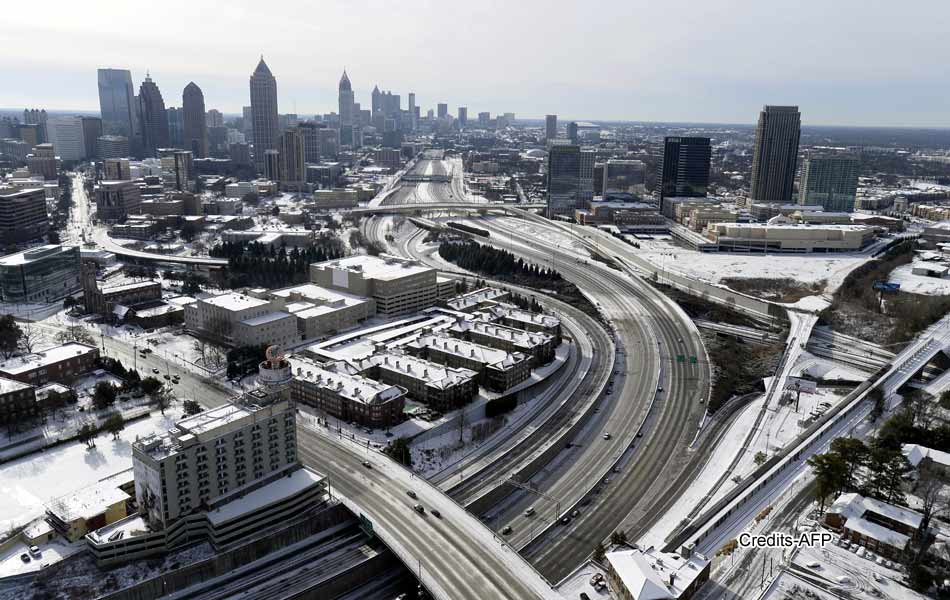 Alabama Students Trapped In Schools After Winter Storm Hits Southern US12