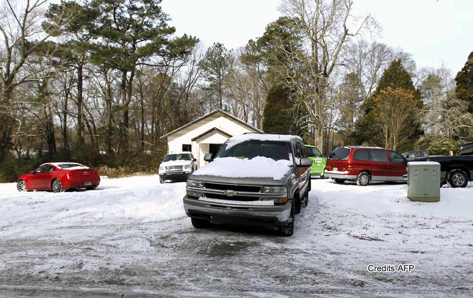 Alabama Students Trapped In Schools After Winter Storm Hits Southern US20