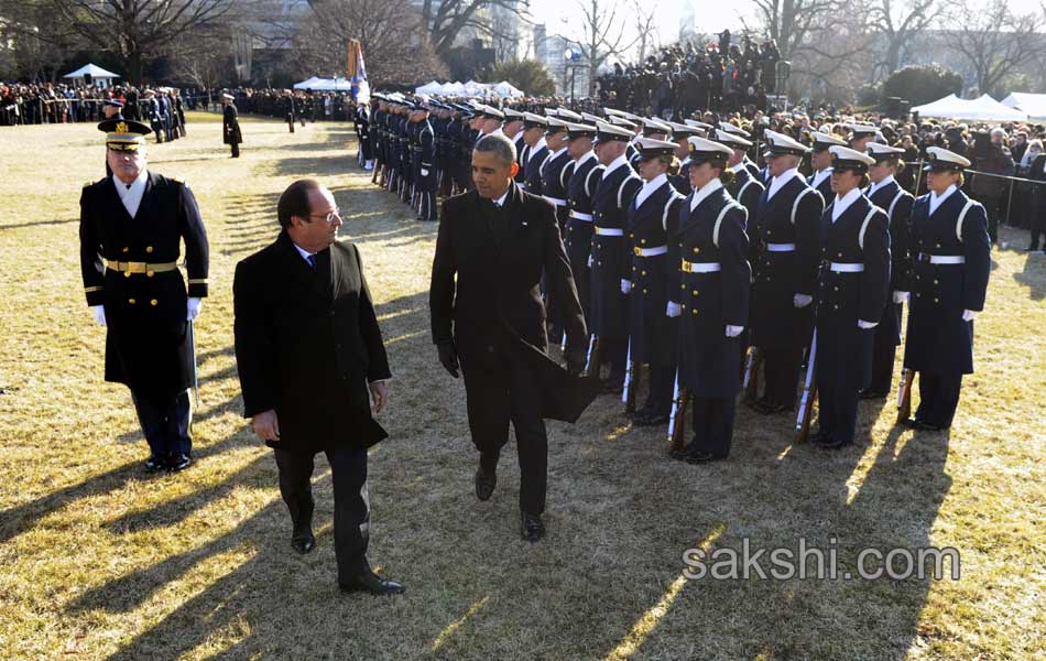 Obama and Francois Meeting - Sakshi25