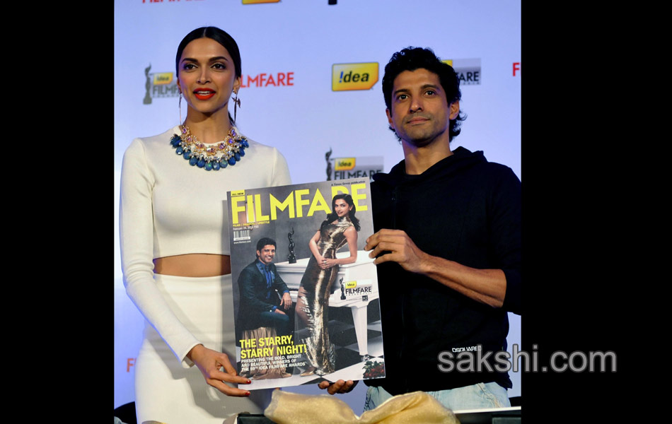 Deepika Padukone attends the cover launch for the 59th Idea Filmfare Awards2