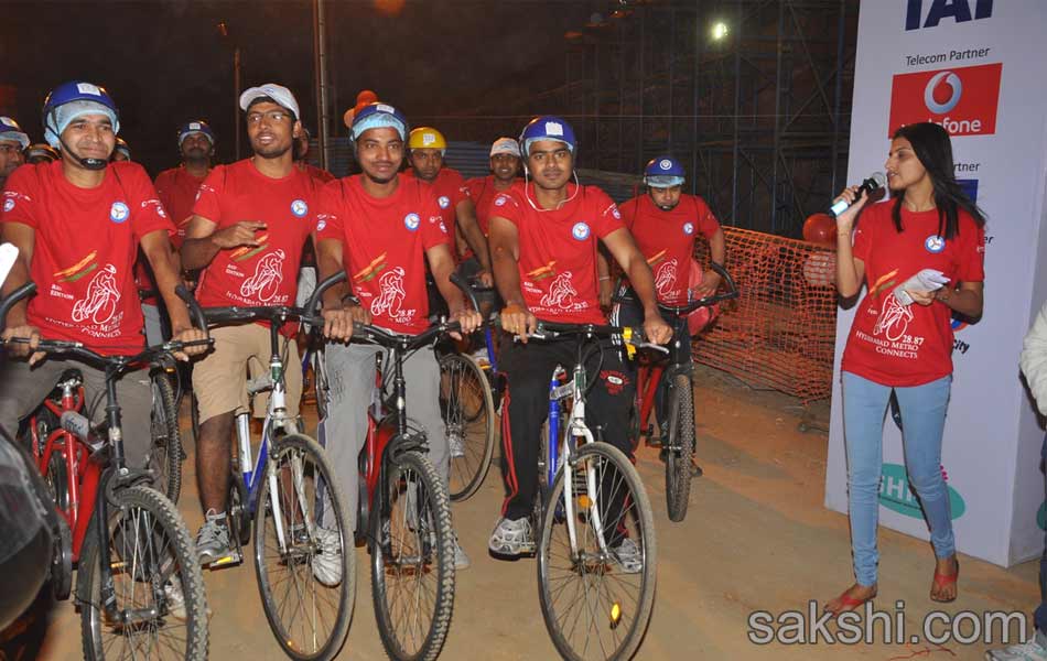 metro cycle ride - Sakshi2