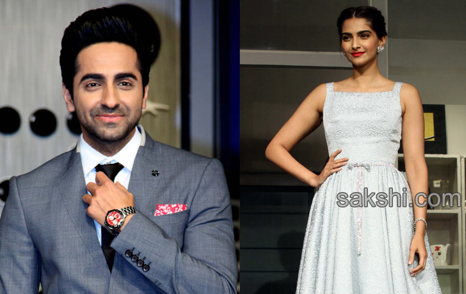 Ayushmann Sonam on sets - Sakshi1