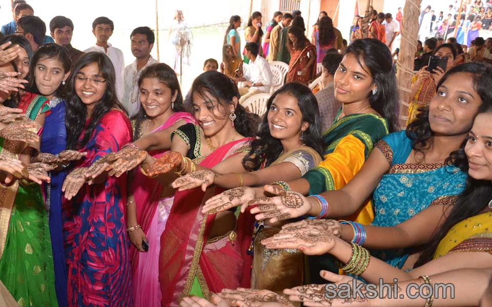 ou engineering students in Indian traditional dress - Sakshi4