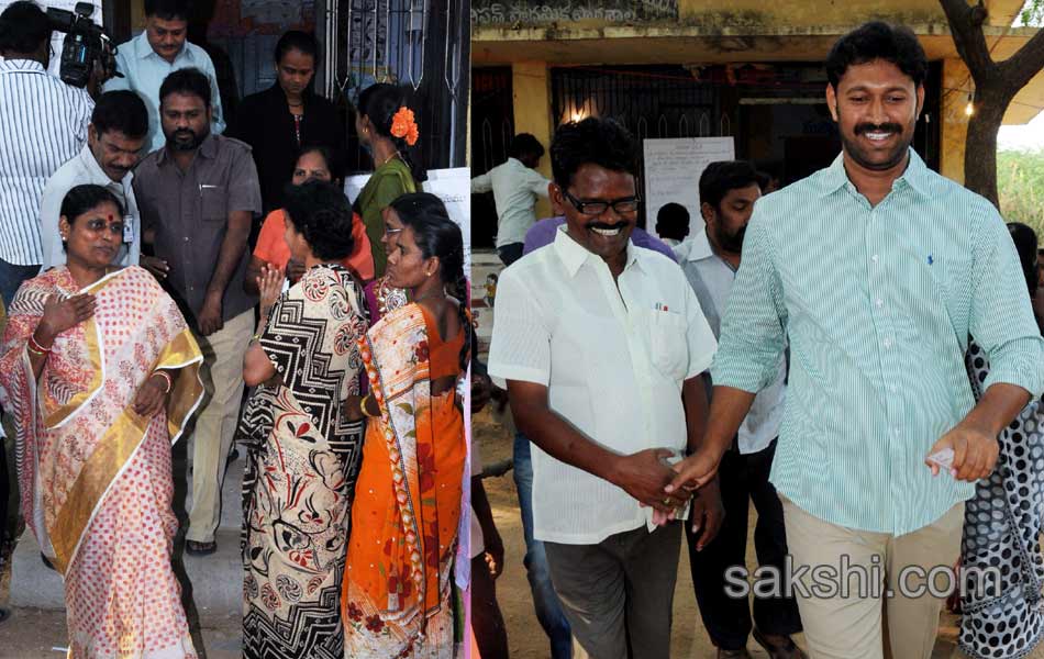 Municipal Election polling - Sakshi4