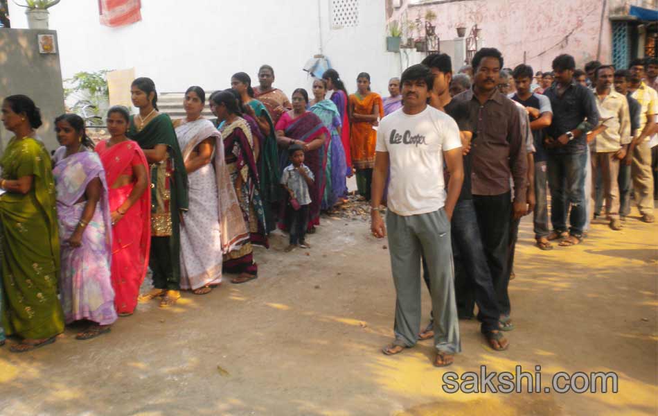 Municipal Election polling - Sakshi14